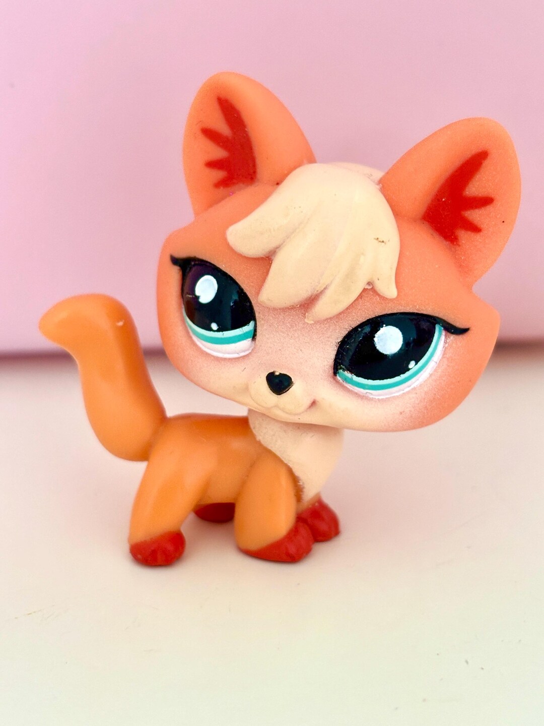Vintage 2007 Hasbro Littlest Pet Shop Purple Fox #1536 Rare authentique déco animal de compagnie lps - Canada
