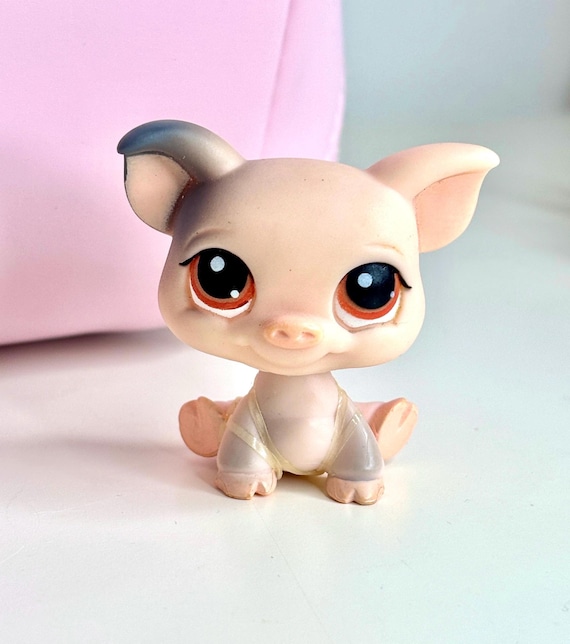259 - Authentic Littlest Pet Shop - Hasbro LPS Pig - Etsy