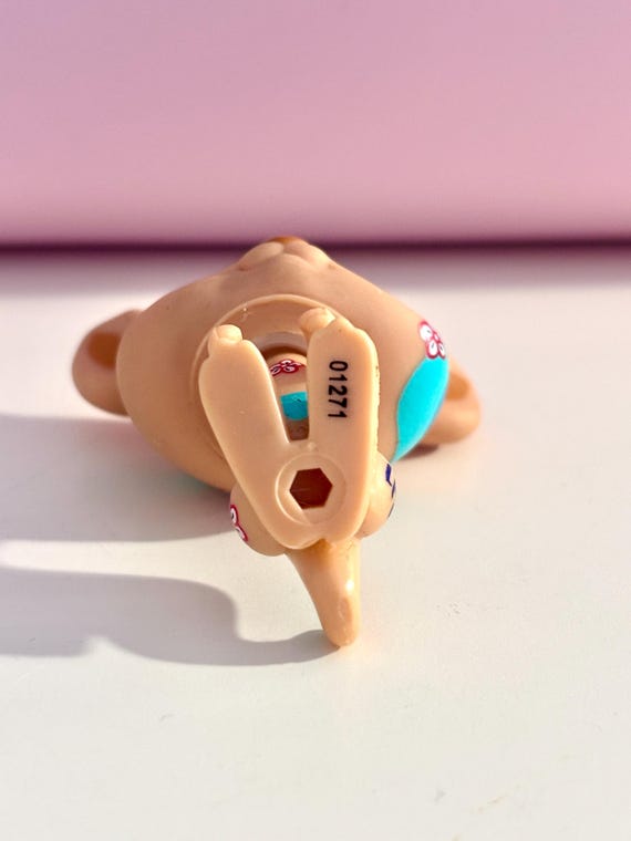 Figurine Littlest PetShop Kangourou Orange #1111 - Jouet D'occasion, Collection Animalière Pour Enfant