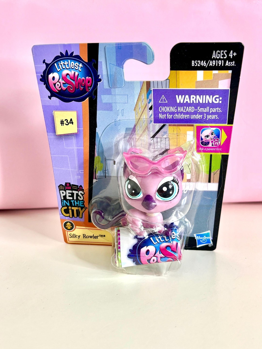 Littlest Pet Shop Pets in the City #34 SILKY ROWLER the Siamese