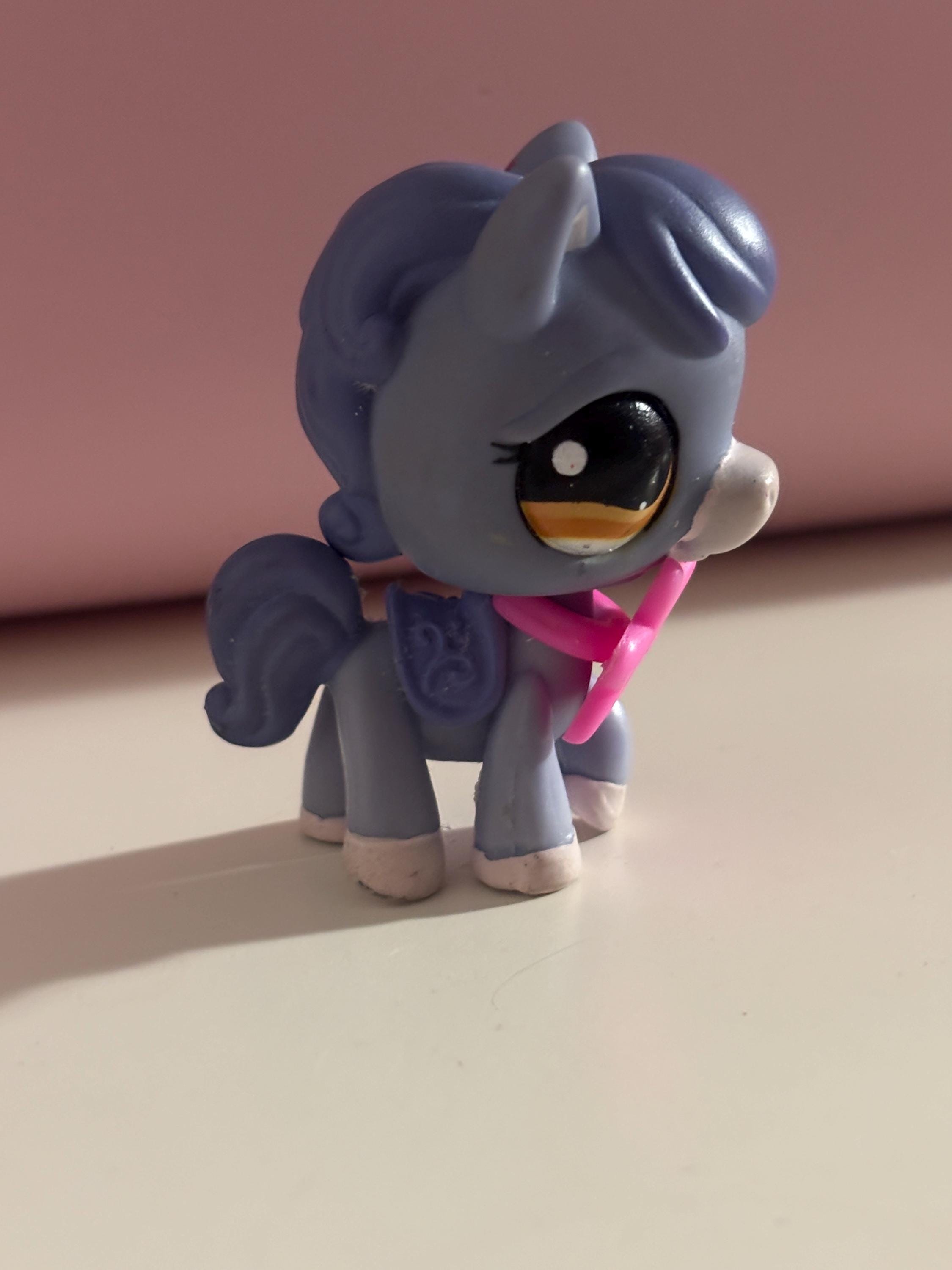 Figurine Littlest Pet Shop Cheval #1114 - Occasion, Univers LPS, Animal Chat Modifié, Par Hasbro