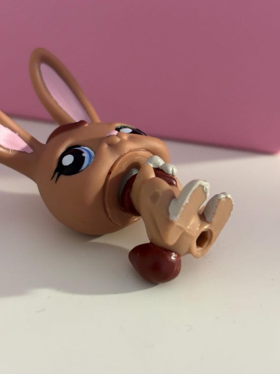 Lot De 3 Littlest Pet Shop Lapins - #1746 #346 #685 - Accessoires Salle De Bain LPS
