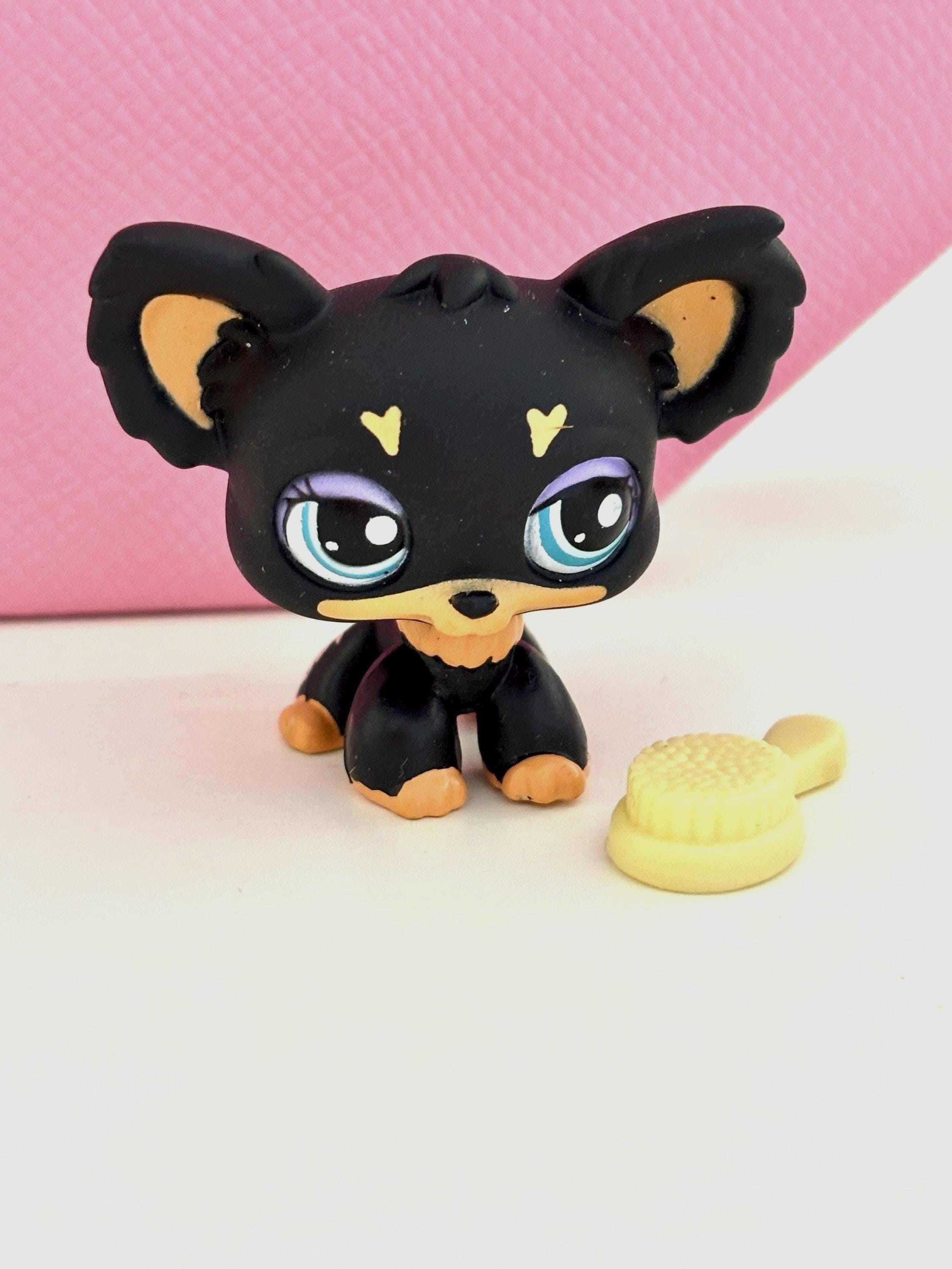 Littlest Pet Shop ブラックチワワ犬 LP #1571 バスケット付き Littlest Pet Shop ブラックチワワ犬 LP #1571 バスケット付き