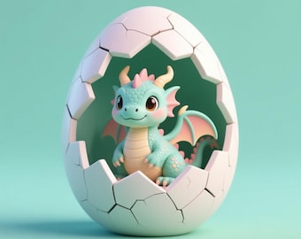 baby dragon eggs 3D Model STL file for 3D printing