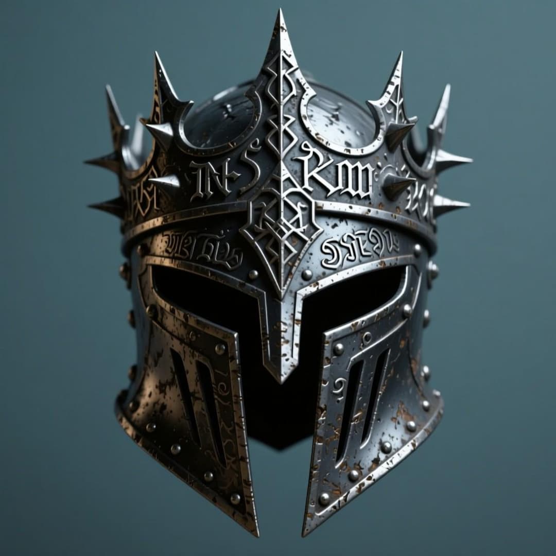 Medieval Knight Helmet 3D Model STL File for 3D Printing, Fantasy ...