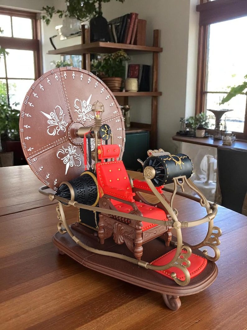 1960 Time Machine Replica,time Trave Desk Decor, Motorized Rotating ...
