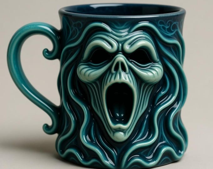 Witch Mug STL File: 3D Printing Model (Digital Download