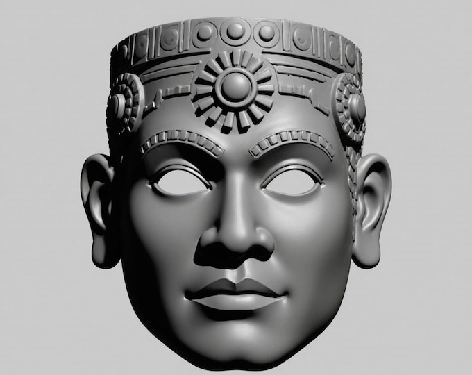 mask 3D Model STL file for 3D printing