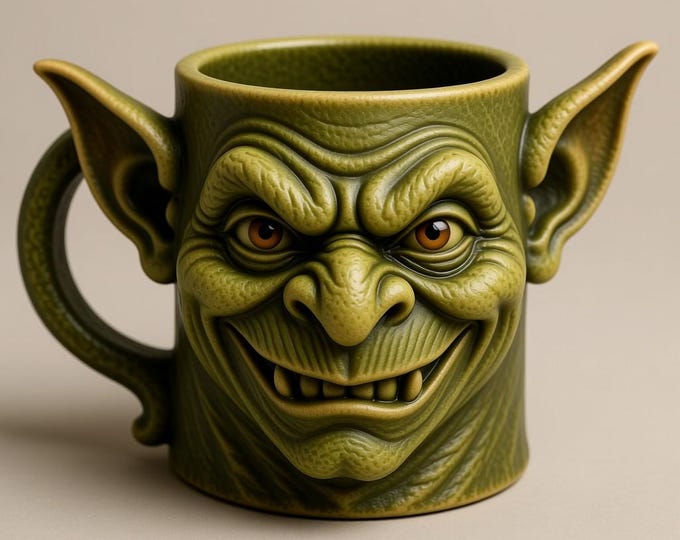 Uruk Mug STL File: 3D Printing Model (Digital Download)