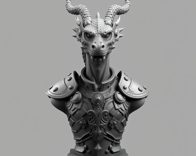 creature bust3D Model STL file for 3D printing