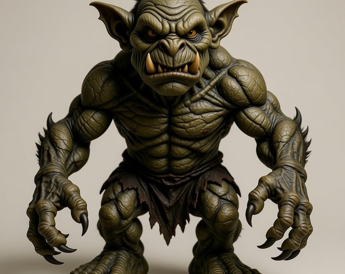 Troll Figure 3D Model – STL File for 3D Printing