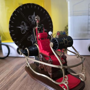 1960 Time Machine Replica,time Trave Desk Decor, Motorized Rotating ...