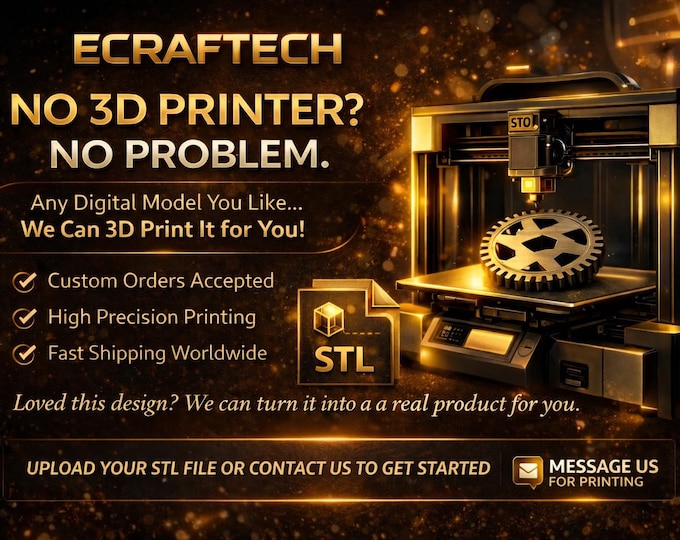Custom 3D Printing Service – High Precision, Fast Shipping (STL File)