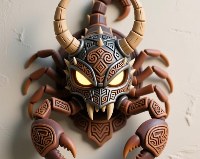 Detailed Scorpion 3D Model – STL File for 3D Printing