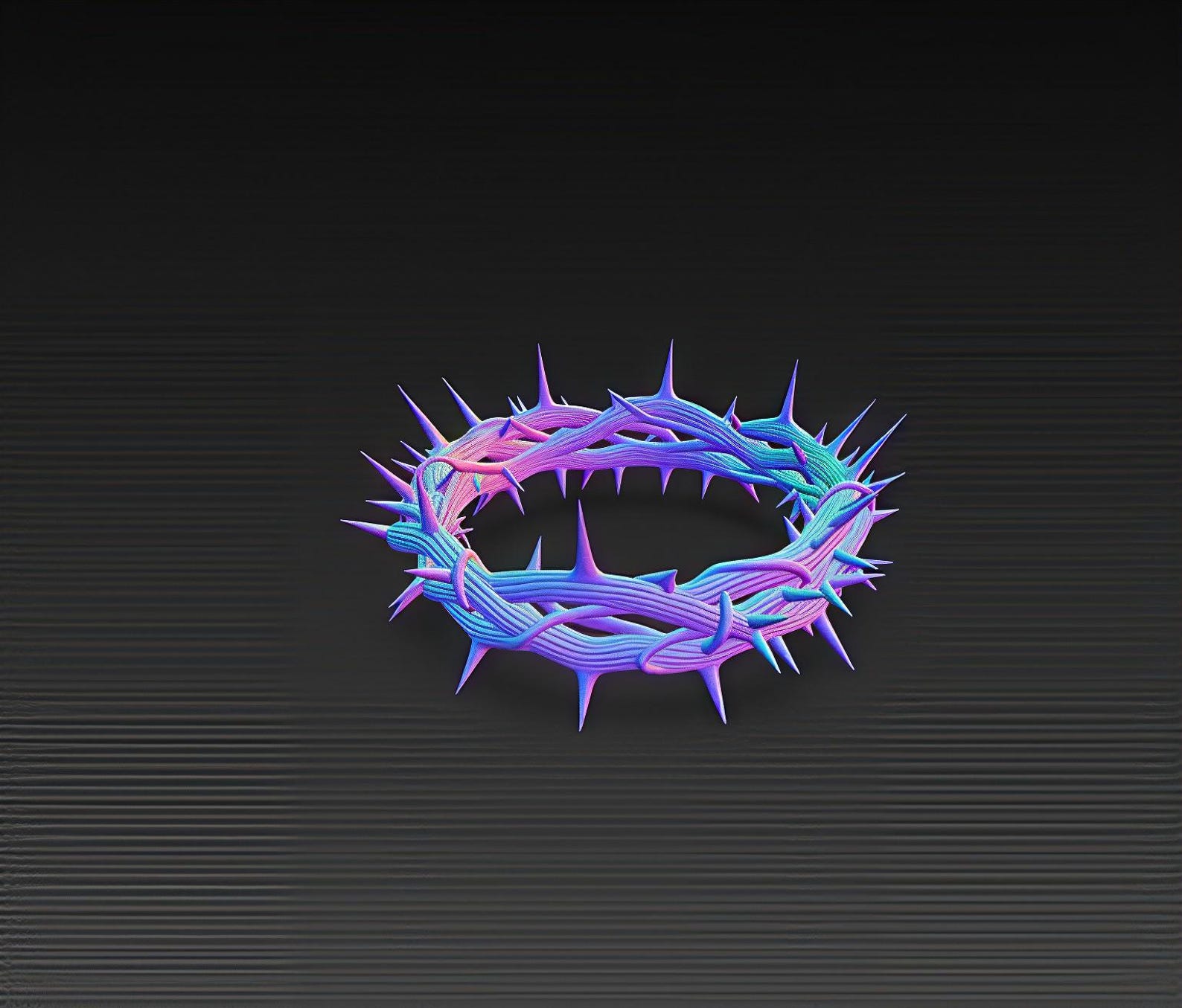 3D Printable Crown of Thorns Religious, Gothic Cosplay STL (digital
