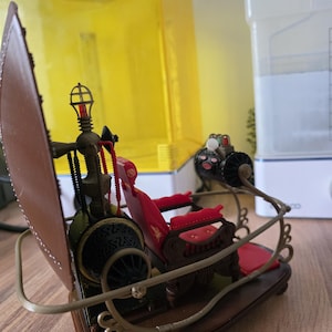 1960 Time Machine Replica,time Trave Desk Decor, Motorized Rotating ...
