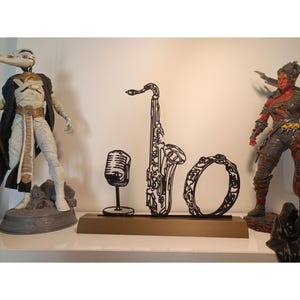 Musical instrument Home Office decoration Minimal Tabletop Decor, Shelf Decor Accents
