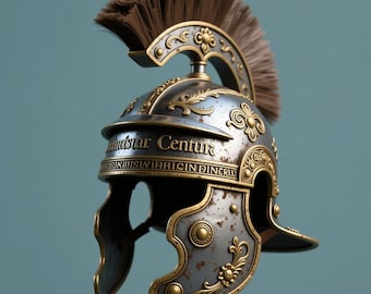 Roman Centurion Helm STL Datei: 3D Druck Cosplay Prop (Digitaler Download