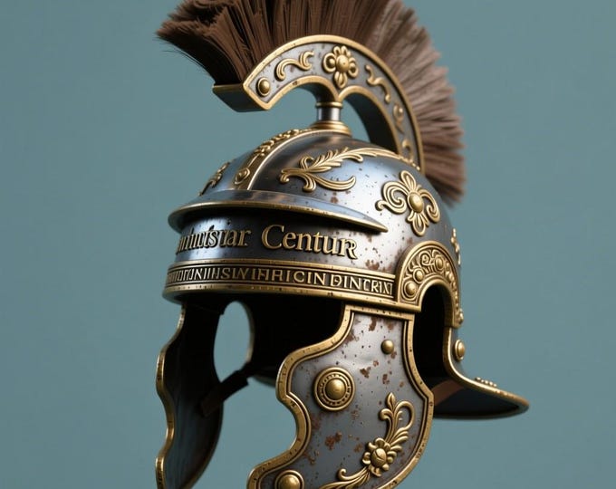 Roman Centurion Helmet STL File: 3D Printing Cosplay Prop (Digital Download
