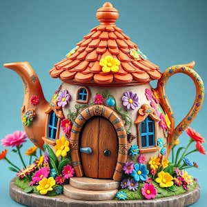 Tekannahus 3D-modell STL-fil: Detaljerad 3D-utskriftsdesign (digital nedladdning)