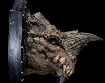 Dragon Trophy Wall Art- 3D Printed Fantasy Monster Wall Decor
