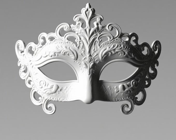 3D Printed Prom Mask STL File: Digital Download for 3D Printers