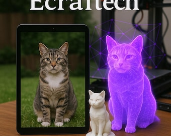 Kundenspezifisches 3D Druck-Service CAD-Modellierung, STL-Dateierstellung, Prototyp VTuber-Modell