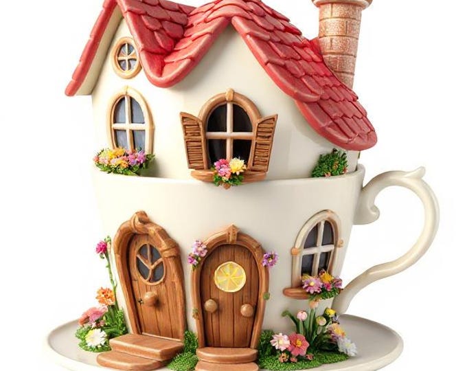 Mug House 3D Model – Detailed STL File for 3D Printers