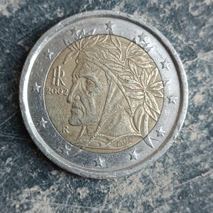 2 euro coin 2002 R Italy
