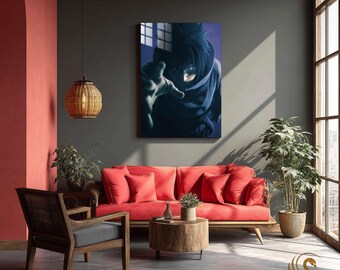 Anime Metal Poster & Anime Metal Wall Art –Neon Otaku Room Decor, Manga Gift, Aesthetic Anime Bedroom, Wall Art Poster, Collector's Edition