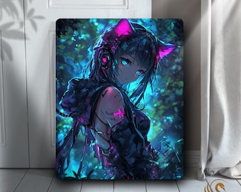 Anime Metal Wall Art | Japanese Style Poster | Collector's Edition Wall Art, Gift for Anime Lovers | Conceptual Metal Wall Art, by Lora Loom