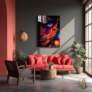 Anime Metal Poster: Vibrant Manga Wall Art
