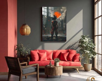Anime Metal Poster & Anime Metal Wall Art –Neon Otaku Room Decor, Manga Gift, Aesthetic Anime Bedroom, Wall Art Poster, Collector's Edition