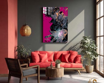 Anime Metal Poster & Anime Metal Wall Art –Neon Otaku Room Decor, Manga Gift, Aesthetic Anime Bedroom, Wall Art Poster, Collector's Edition