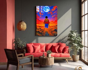 Anime Metal Poster & Anime Metal Wall Art –Neon Otaku Room Decor, Manga Gift, Aesthetic Anime Bedroom, Wall Art Poster, Collector's Edition