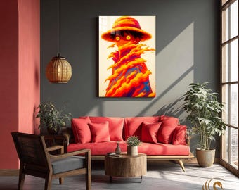 Anime Metal Poster & Anime Metal Wall Art –Neon Otaku Room Decor, Manga Gift, Aesthetic Anime Bedroom, Wall Art Poster, Collector's Edition