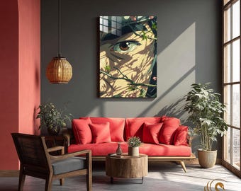 Anime Metal Poster & Anime Metal Wall Art –Neon Otaku Room Decor, Manga Gift, Aesthetic Anime Bedroom, Wall Art Poster, Collector's Edition