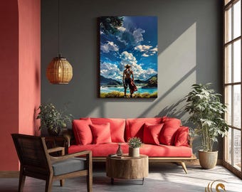 Anime Metal Poster & Anime Metal Wall Art –Neon Otaku Room Decor, Manga Gift, Aesthetic Anime Bedroom, Wall Art Poster, Collector's Edition