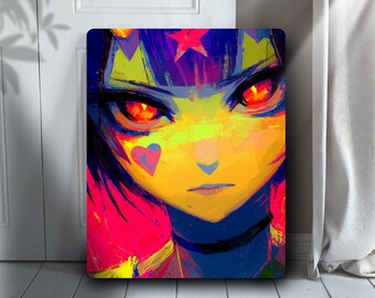 Anime Metal Wall Art | Japanese Style Poster | Collector's Edition Wall Art, Gift for Anime Lovers | Conceptual Metal Wall Art, by Lora Loom