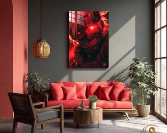 Anime Metal Poster & Anime Metal Wall Art –Neon Otaku Room Decor, Manga Gift, Aesthetic Anime Bedroom, Wall Art Poster, Collector's Edition