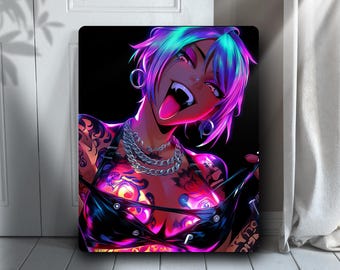 Anime Metal Wall Art | Japanese Style Poster | Collector's Edition Wall Art, Gift for Anime Lovers | Conceptual Metal Wall Art, by Lora Loom