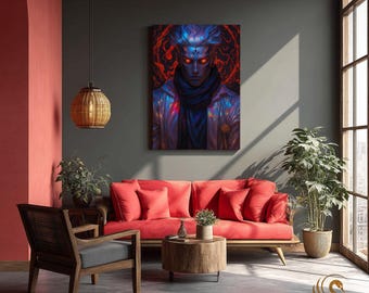 Anime Metal Poster & Anime Metal Wall Art –Neon Otaku Room Decor, Manga Gift, Aesthetic Anime Bedroom, Wall Art Poster, Collector's Edition