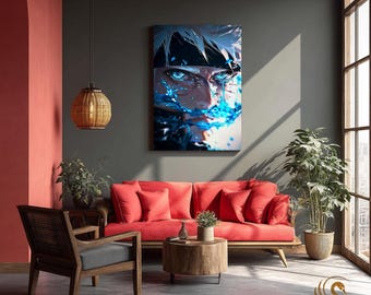 Anime Metal Poster & Anime Metal Wall Art –Neon Otaku Room Decor, Manga Gift, Aesthetic Anime Bedroom, Wall Art Poster, Collector's Edition