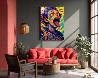 Anime Metal Poster & Anime Metal Wall Art –Neon Otaku Room Decor, Manga Gift, Aesthetic Anime Bedroom, Wall Art Poster, Collector's Edition