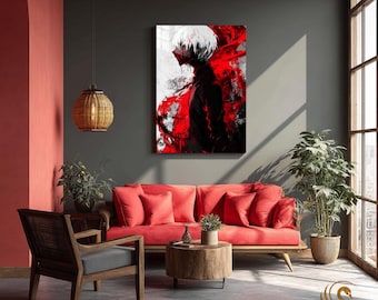 Anime Metal Poster & Anime Metal Wall Art –Neon Otaku Room Decor, Manga Gift, Aesthetic Anime Bedroom, Wall Art Poster, Collector's Edition