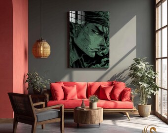 Anime Metal Poster & Anime Metal Wall Art –Neon Otaku Room Decor, Manga Gift, Aesthetic Anime Bedroom, Wall Art Poster, Collector's Edition