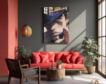 Anime Metal Poster & Anime Metal Wall Art –Neon Otaku Room Decor, Manga Gift, Aesthetic Anime Bedroom, Wall Art Poster, Collector's Edition