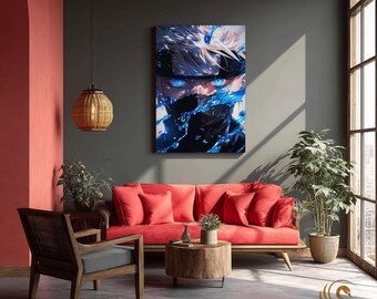 Anime Metal Poster & Anime Metal Wall Art –Neon Otaku Room Decor, Manga Gift, Aesthetic Anime Bedroom, Wall Art Poster, Collector's Edition