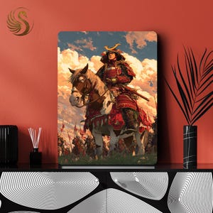 Anime Metal Poster: Minimalist Manga Metal Wall Art