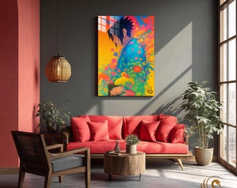 Anime Metal Poster & Anime Metal Wall Art –Neon Otaku Room Decor, Manga Gift, Aesthetic Anime Bedroom, Wall Art Poster, Collector's Edition